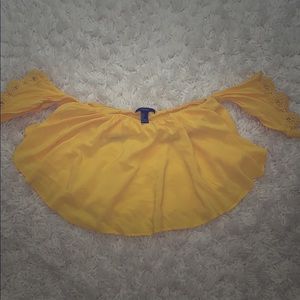 Off the shoulder forever 21 top